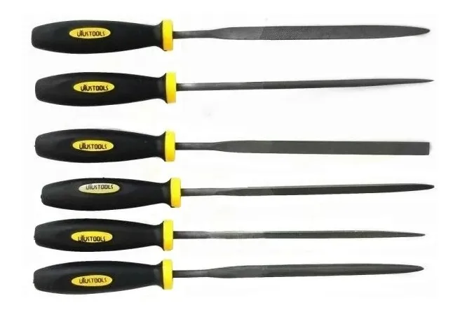 SET DE LIMAS JUNIOR 6'' UYUSTOOLS M/BICOLOR 6 PIEZAS - 1
