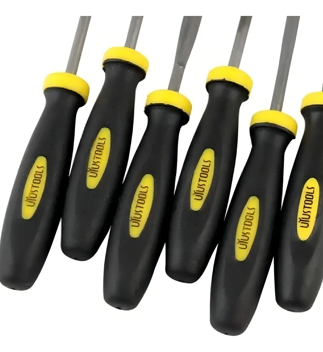 SET DE LIMAS JUNIOR 6'' UYUSTOOLS M/BICOLOR 6 PIEZAS - 3