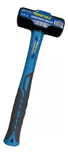 COMBO MARTILLO MAZO 4 LIBRAS 38CM MANGO FIBRA F5142 - 1