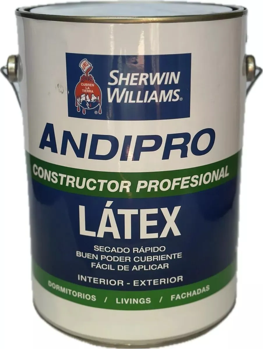 LATEX AL AGUA ANDIPRO SHERWIN WILLIAMS GALON - 1