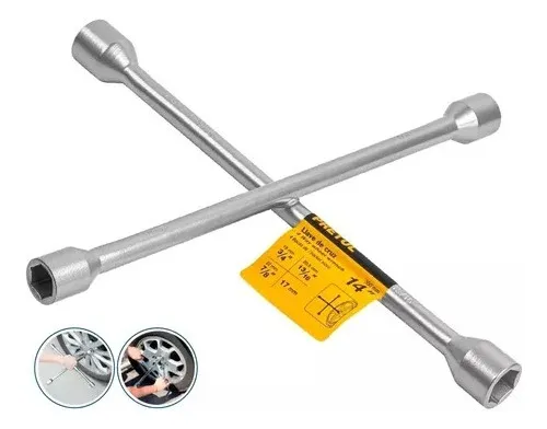 LLAVE RUEDA AUTO CRUZ 14 PLG PRETUL - 4