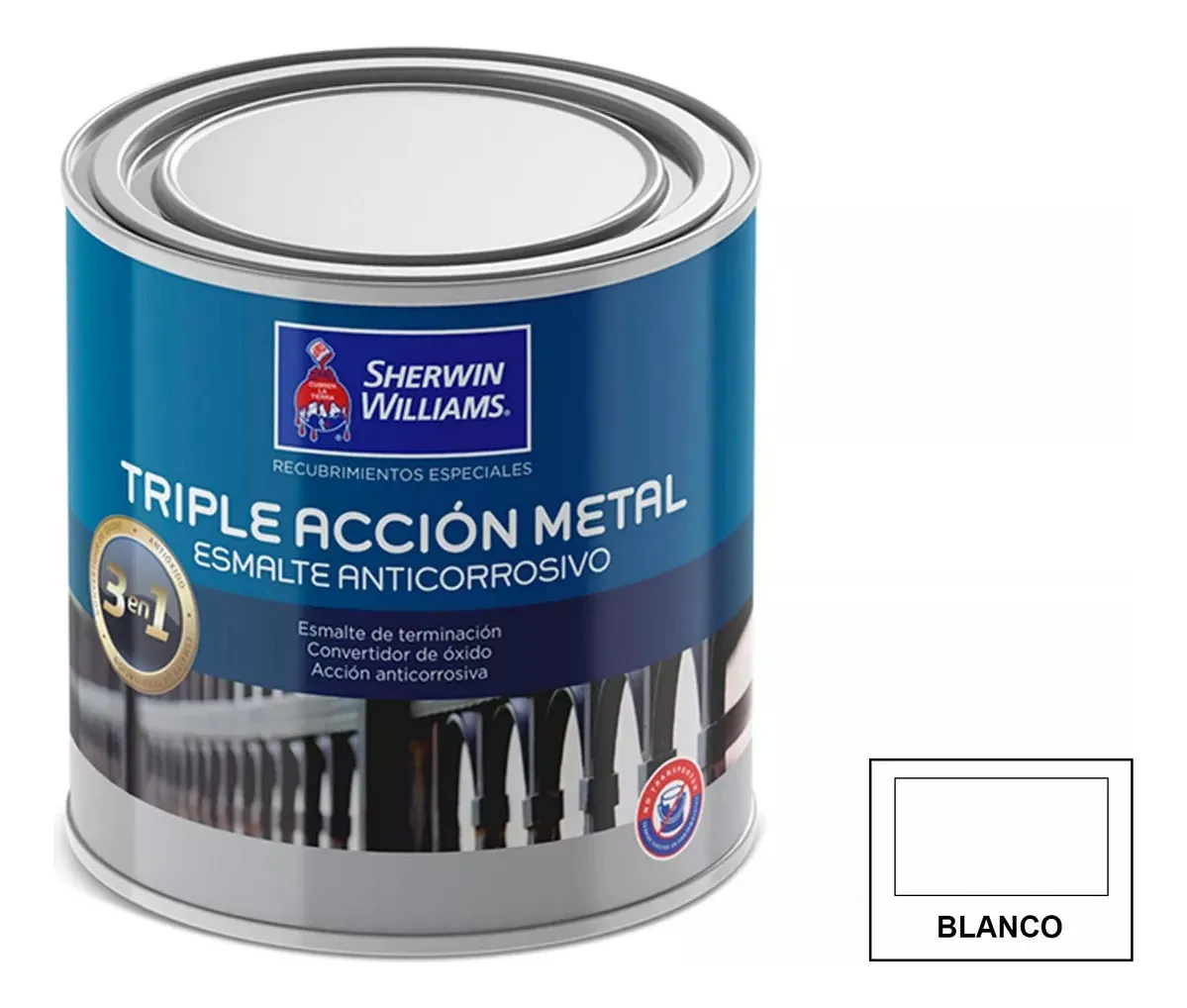 ANTICORROSIVO TRIPLE ACCIÓN METAL SHERWIN WILLIAMS 1/4 GALÓN - 2