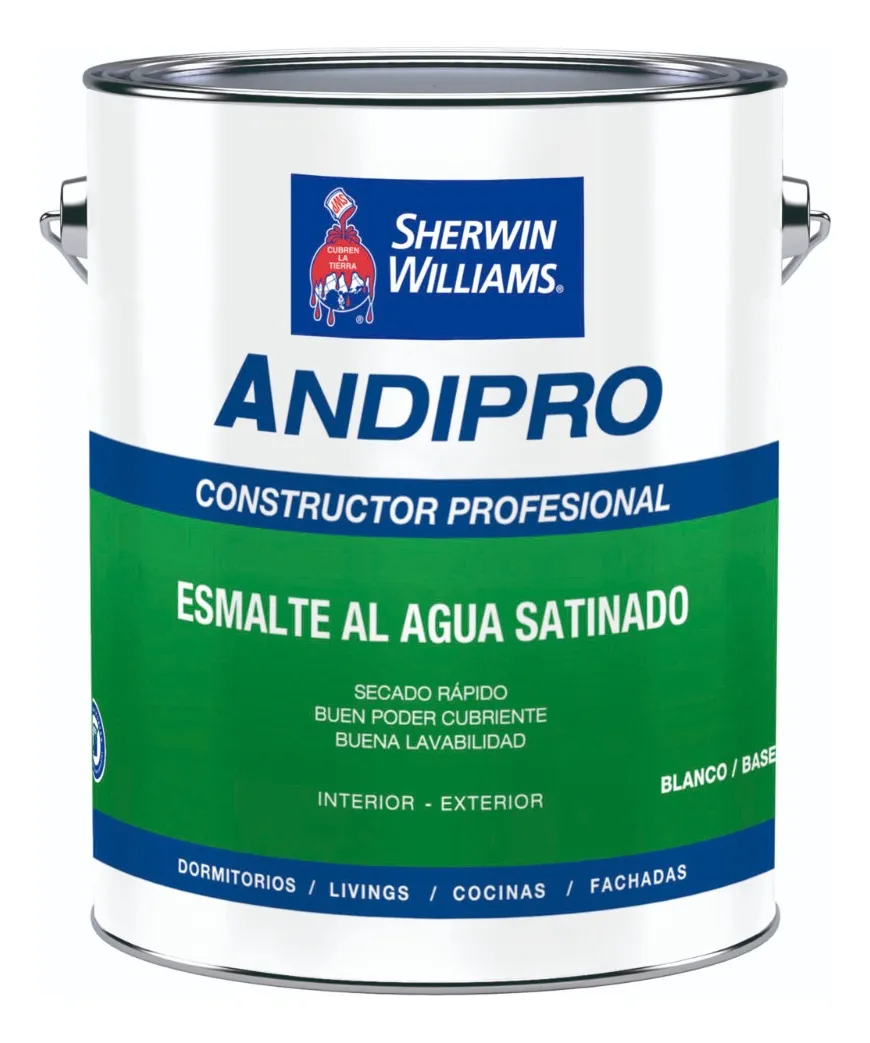 ESMALTE AL AGUA ANDIPRO SHERWIN WILLIAMS GALON - 1