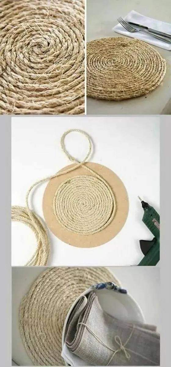 CUERDA CAÑAMO YUTE 200 MTS 3MM SOGA DECORACIÓN ARTESANÍAS - 4
