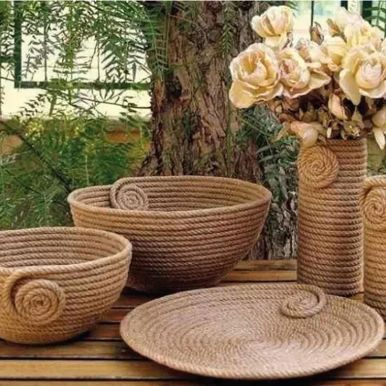 CUERDA CAÑAMO YUTE 100 MTS 3MM SOGA DECORACIÓN ARTESANÍAS - 2