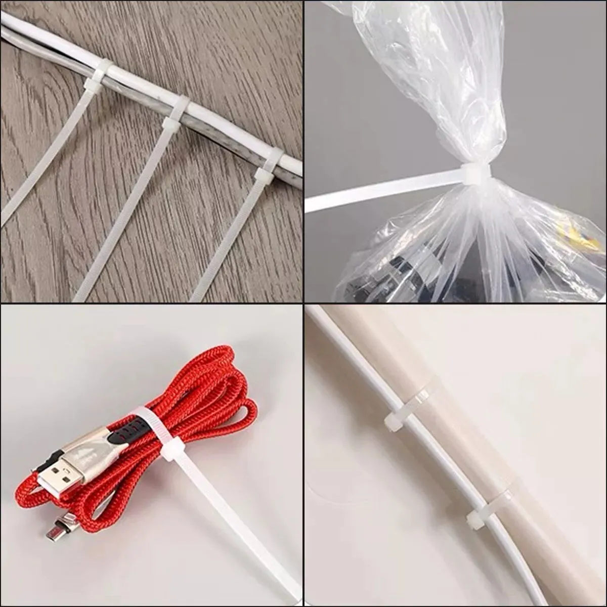 AMARRA PLÁSTICA 2.5MM X 150MM BOLSA 100 UNIDADES - 5