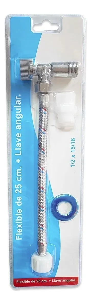 FLEXIBLE DE 25CM CON LLAVE ANGULAR - 4