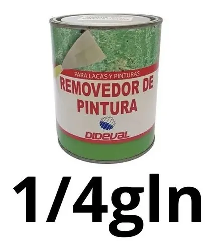 REMOVEDOR DE PINTURAS Y LACAS 1/4GLN DIDEVAL - 2