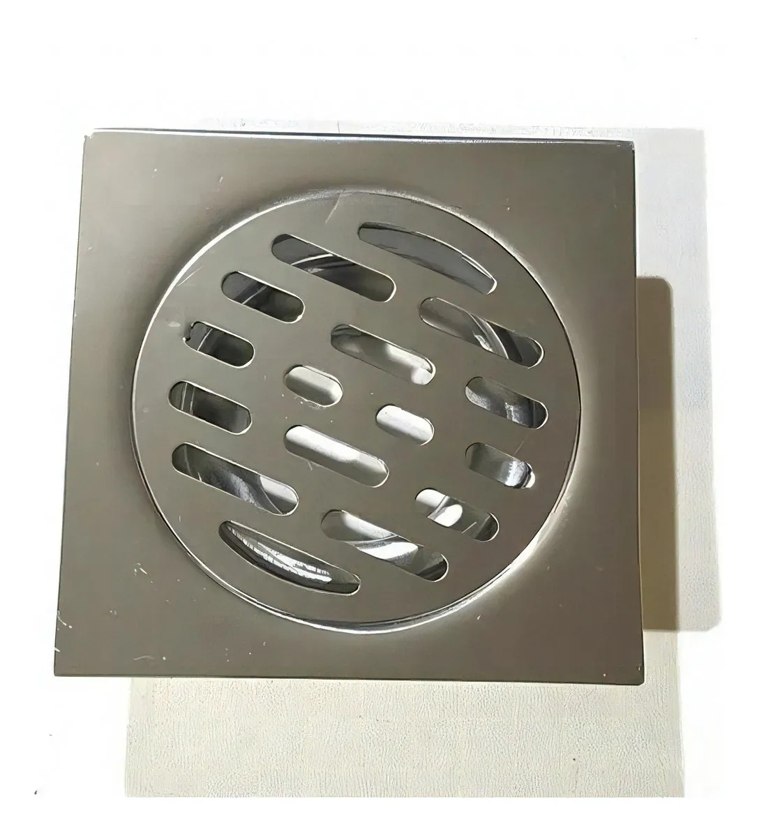 REJILLA PILETA ACERO INOXIDABLE 10X10 CM REDONDA AQUAKIT - 1