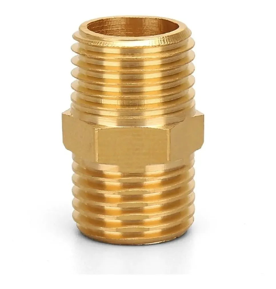 CONECTOR 1/2 X 1/2 HE/HE NIPLE ADAPTADOR - 1