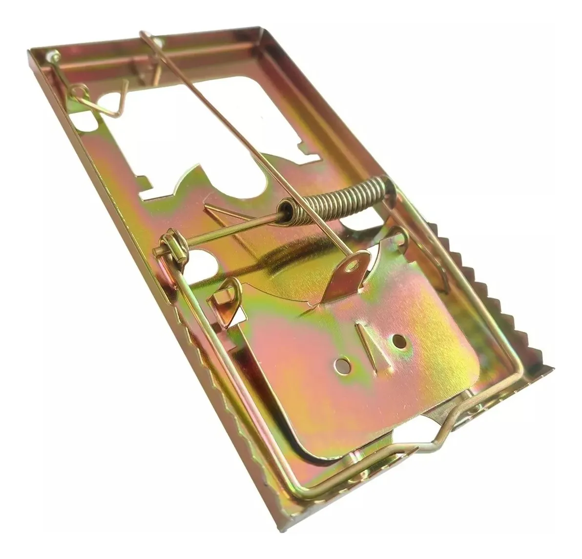 2 TRAMPA RATON METALICA GRANDE 2PCS 82X165MM ROEDORES RATAS - 3
