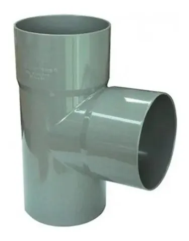 TEE PVC SANITARIO GRIS 110MM - 1