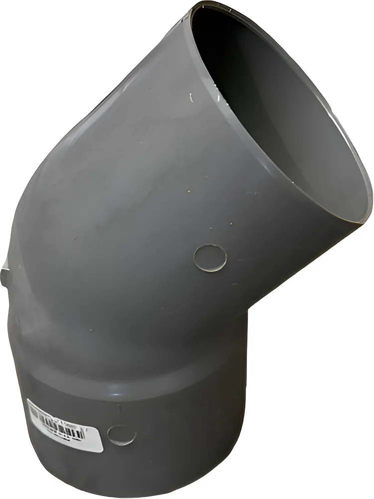 CODO 45° 110 MM PVC SANITARIO GRIS PACK 5 - 1