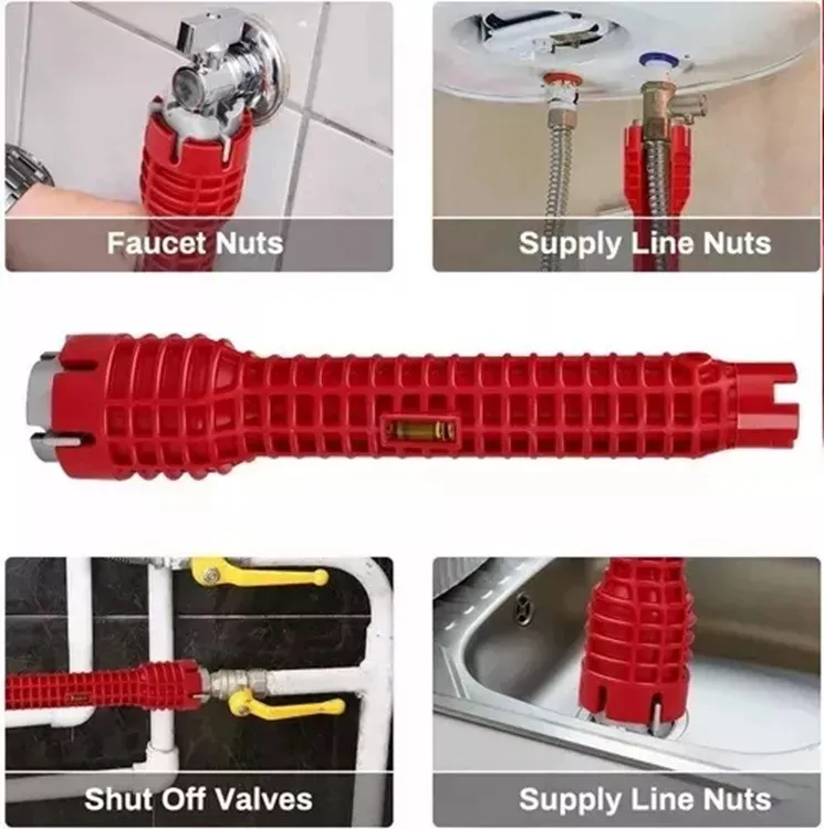LLAVE AJUSTABLE GASFITERIA MULTI USO 14 EN 1 - 4