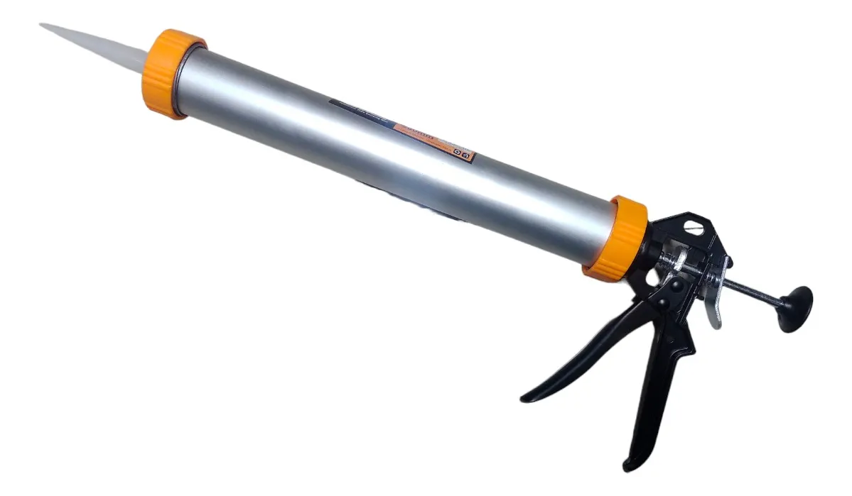 PISTOLA CALAFATERA PARA PATE SILICONA 15 PULGADAS - 1