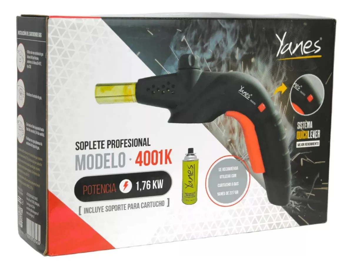 SOPLETE A GAS CON PIEZO PROF. 4001K YANEZ - 4