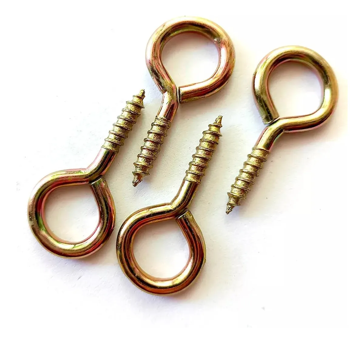 CANCAMO CERRADO N8 36MM TORNILLO GANCHO PERNO 144PCS - 3