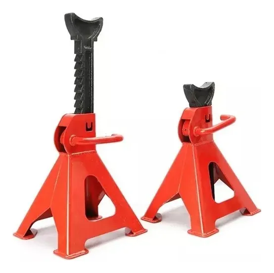 2 BANQUILLO MECÁNICO 3 TON CABALLETE SOPORTA GATA HIDRÁULICA - 1