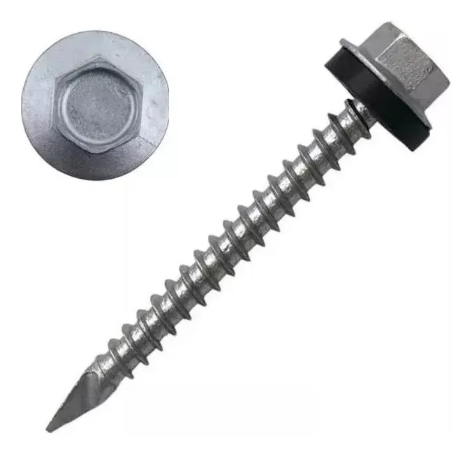 TORNILLO 10X1 HEX PUNTA ESPADA AUTOPERFORANTE X 1000 UNDS - 1