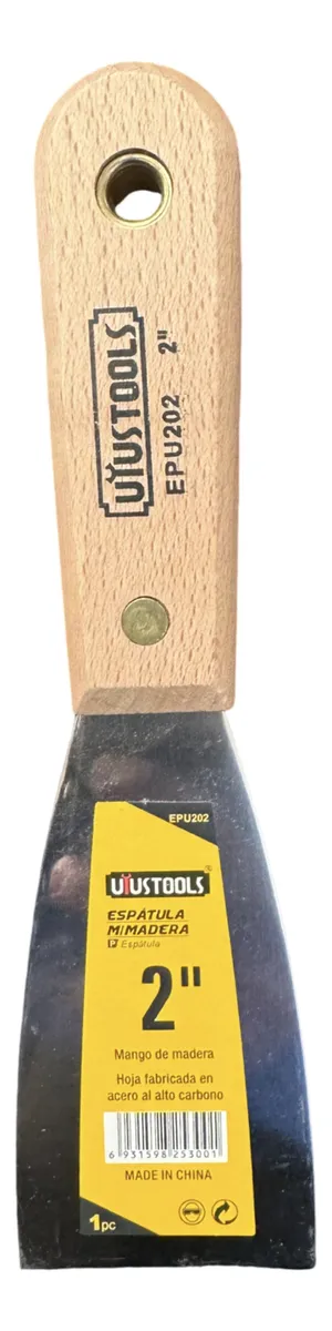 PACK 12 ESPATULAS MANGO MADERA 2 PULGADA - 1