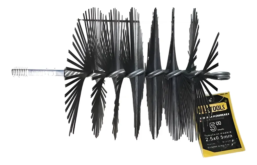 ESCOBILLA PARA LIMPIAR TUBOS DE CHIMENEAS 4 PULGADAS - 1