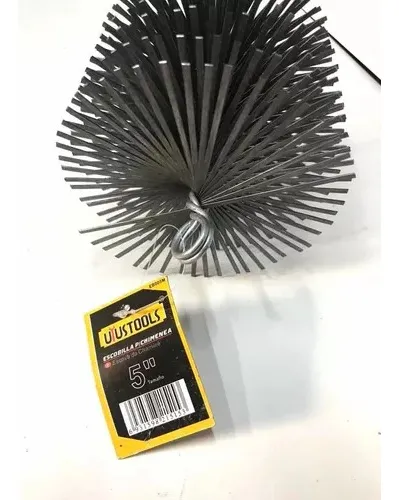 ESCOBILLA PARA LIMPIAR TUBOS DE CHIMENEAS 4 PULGADAS - 2
