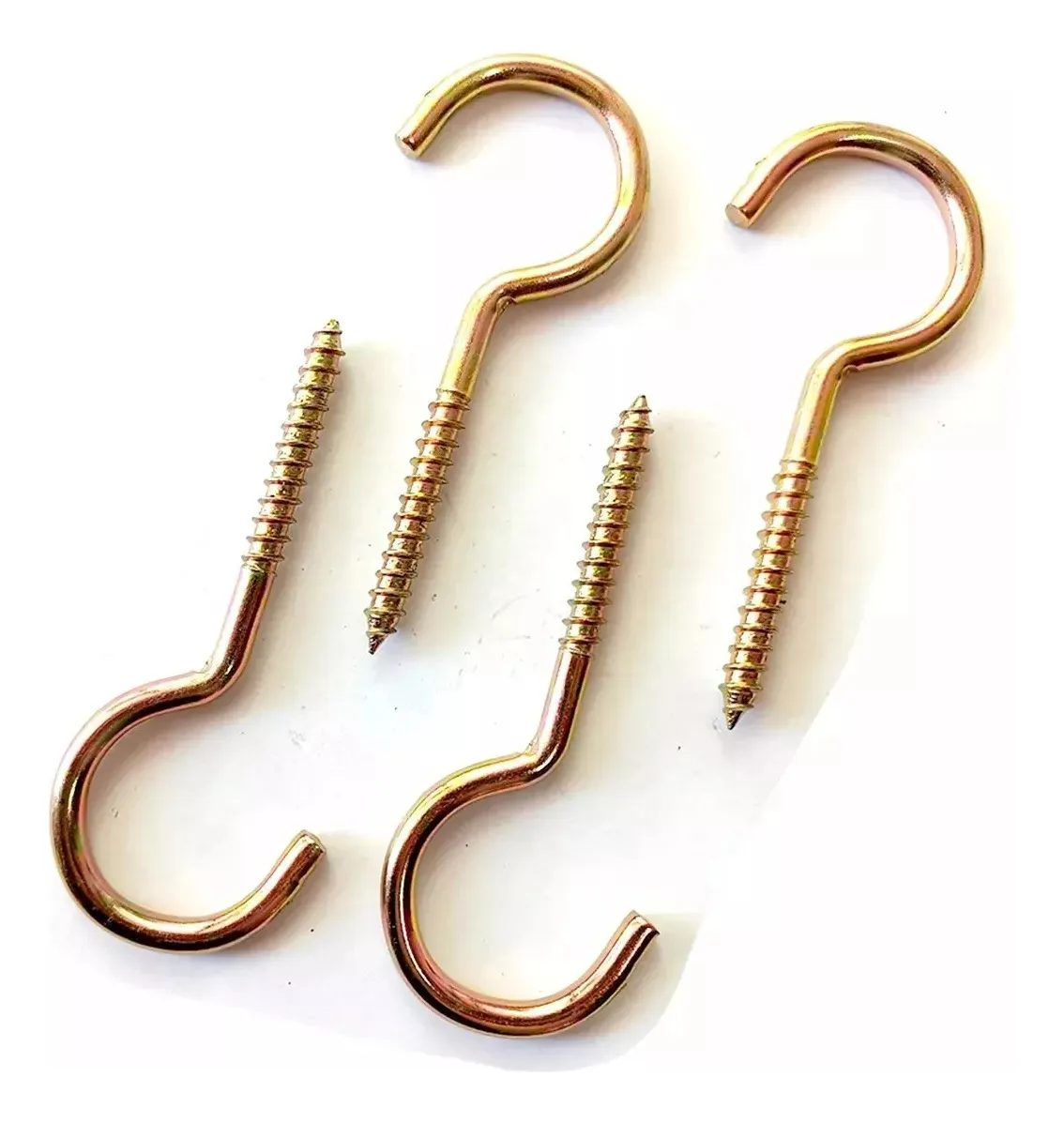 CÁNCAMO ABIERTO N12 - TORNILLO GANCHO PERNO - 80MM - 144 PCS - 1