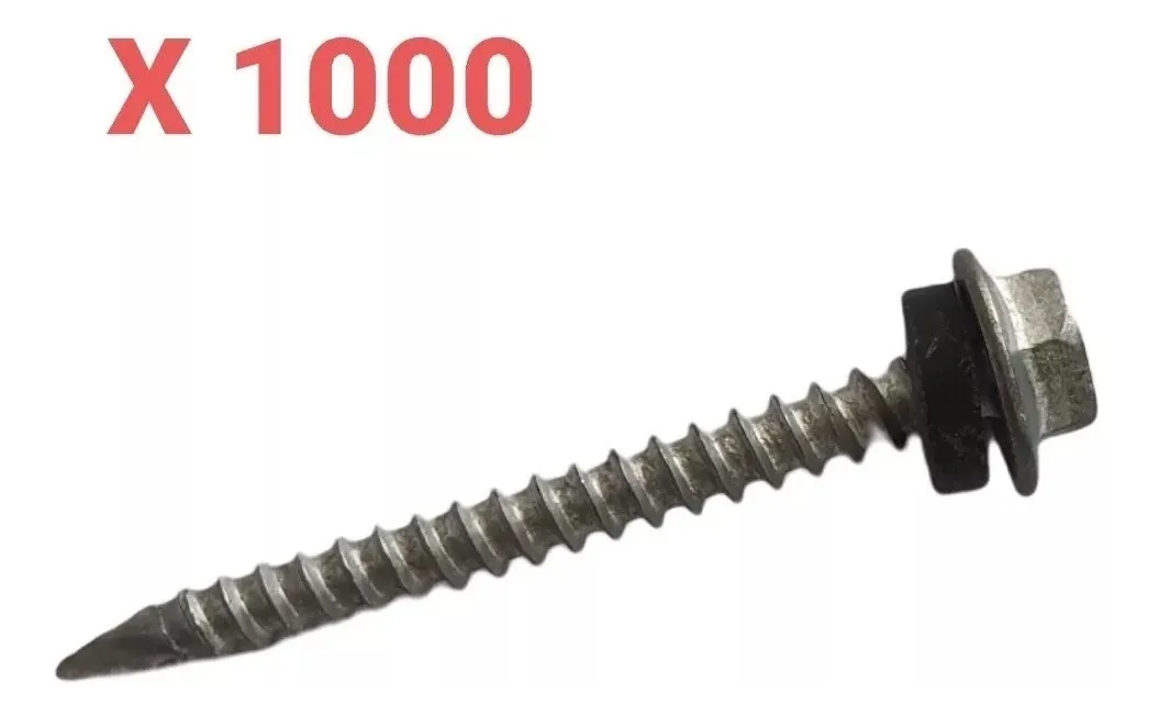 TORNILLO 10X1 1/2 HEX PUNTA ESPADA AUTOPERFORANTE X 1000 UND - 1