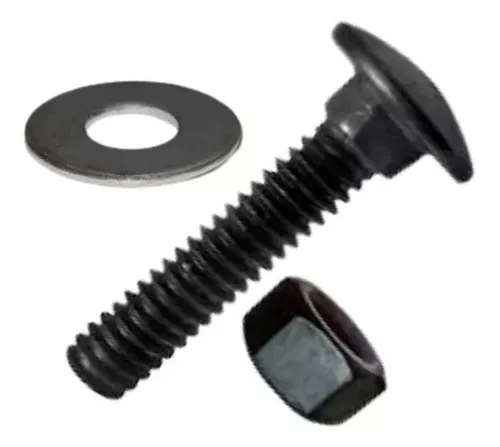 PERNO COCHE 1/4 X 2 1/2 CON TUERCA Y GOLILLA 100 UND - 1