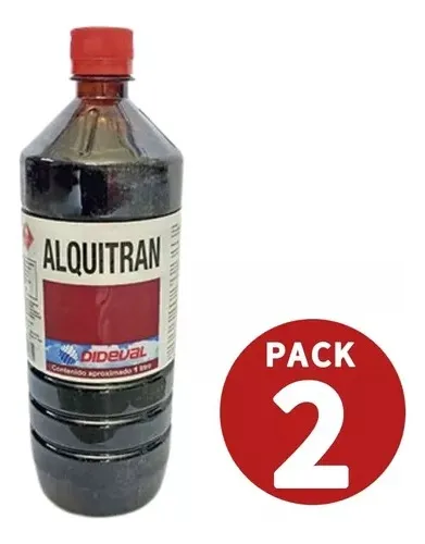 ALQUITRAN BOTELLA 1LT PACK 2 UNIDADES DIDEVAL - 1