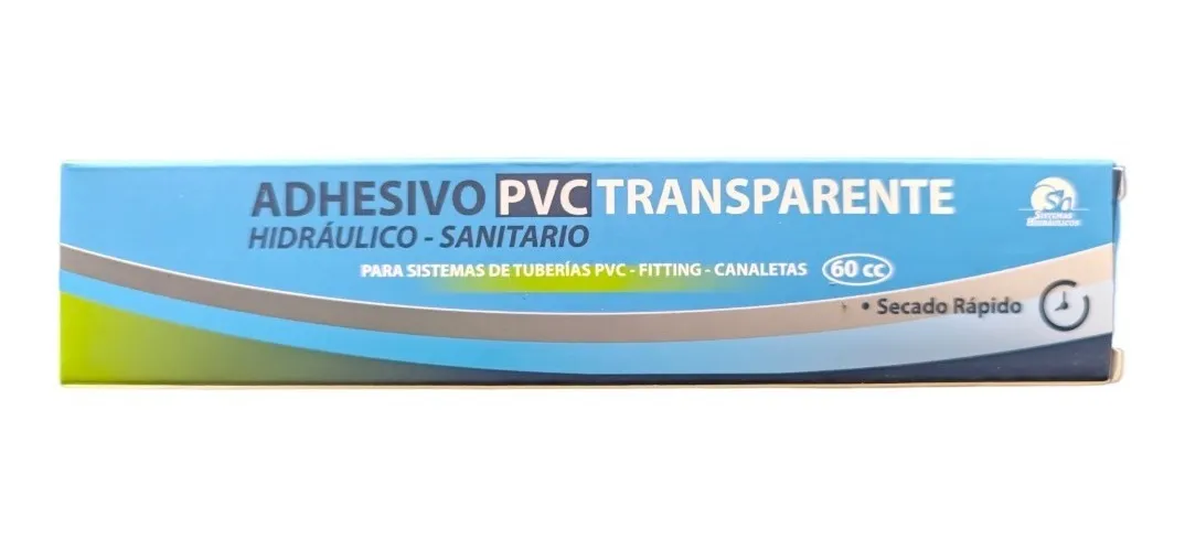 ADHESIVO PVC SECADO RÁPIDO POMO 60CC HOFFENS - 1