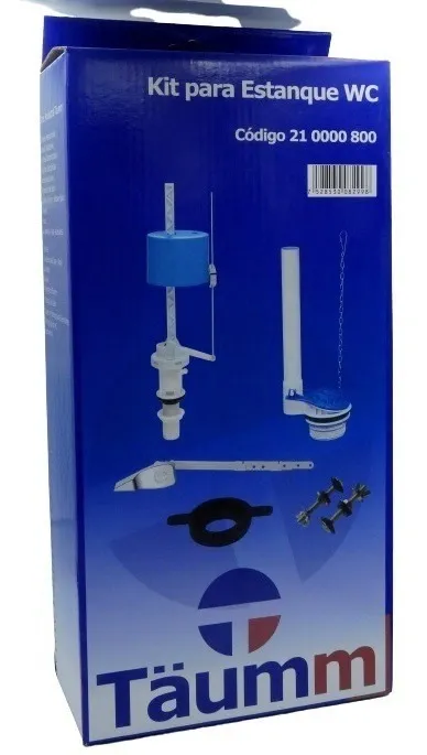 KIT PARA ESTANQUE WC CARGA DESCARGA Y FIJACIONES - 2