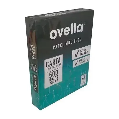 5 PACK PAPEL FOTOCOPIA MULTIPROPOSITO CARTA 75 GR 500 HOJAS - 1