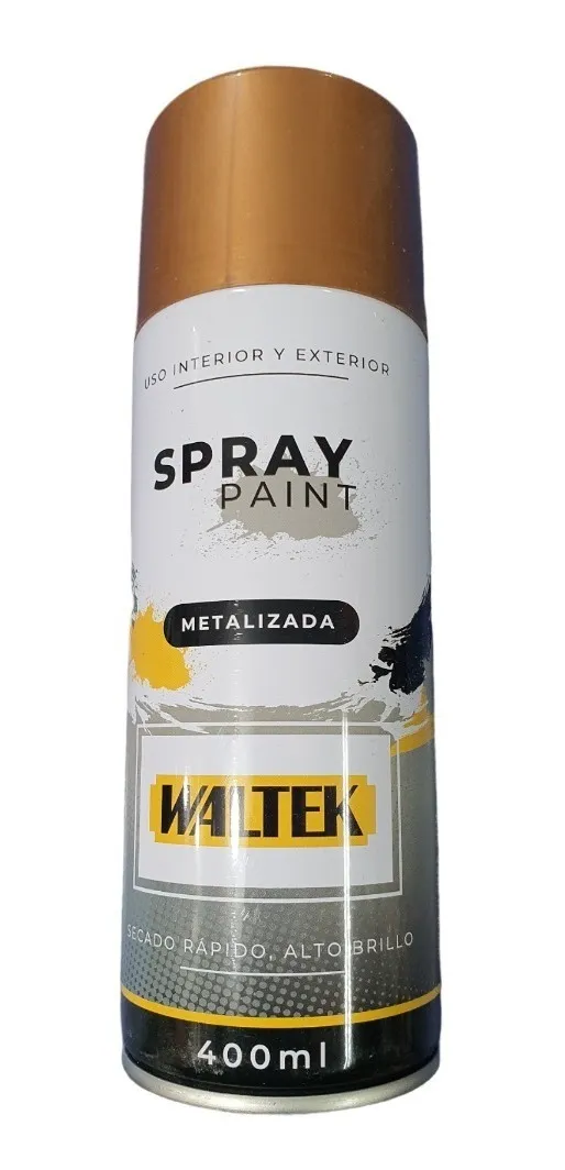 PINTURA SPRAY COBRE METALICO WALTEK 400 ML - 1