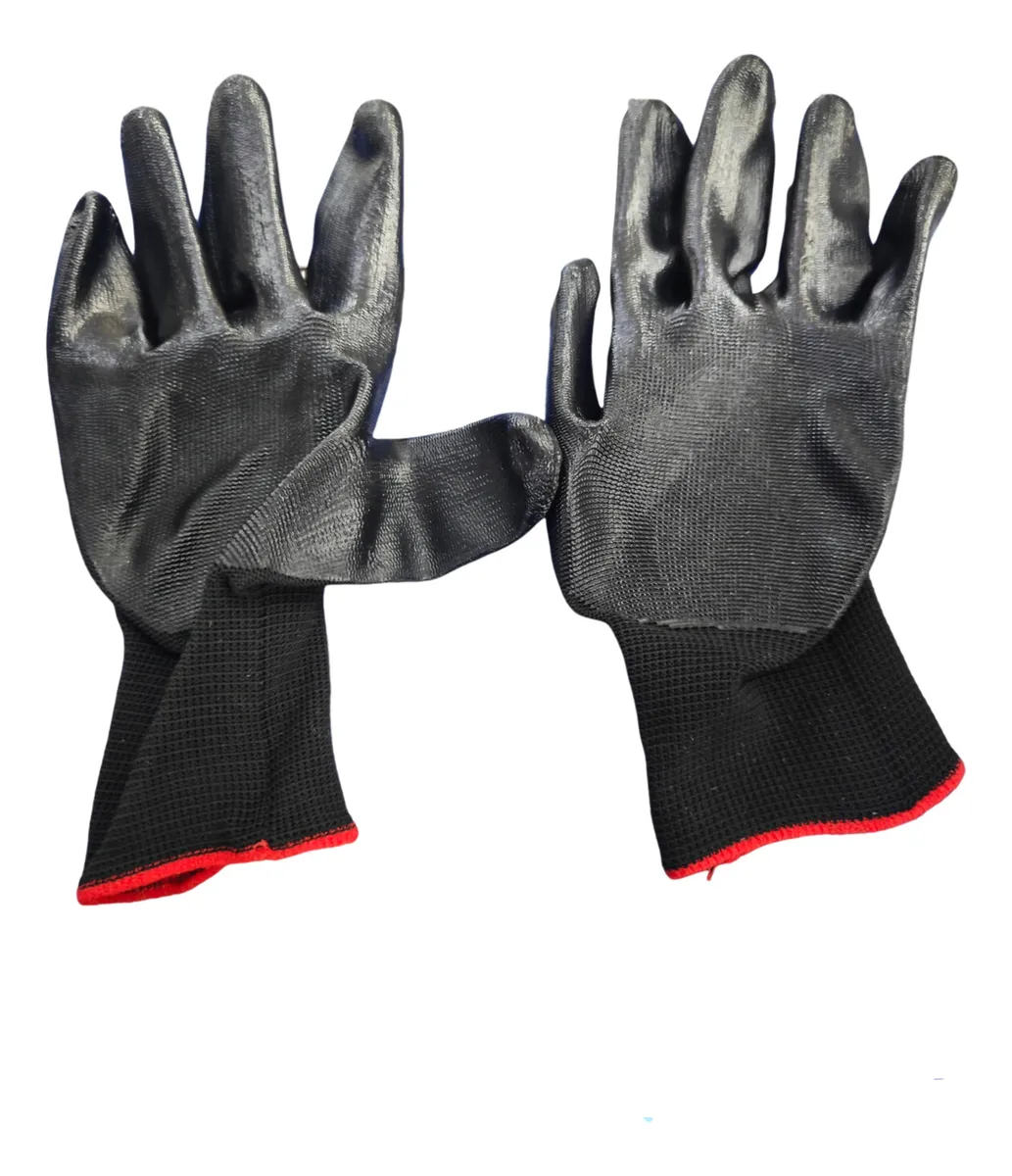 GUANTES POLIESTER CON NITRILO 12 PARES - 2