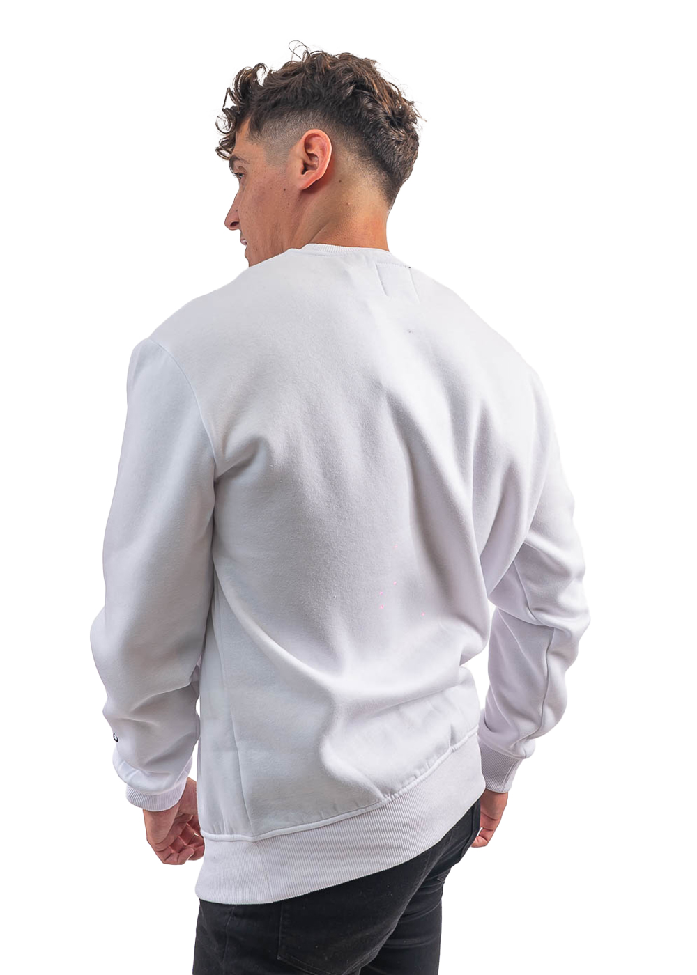 POLERÓN DE HOMBRE CON CUELLO POLO, DISEÑO LISO Y CORTE OVERSIZE. - 2