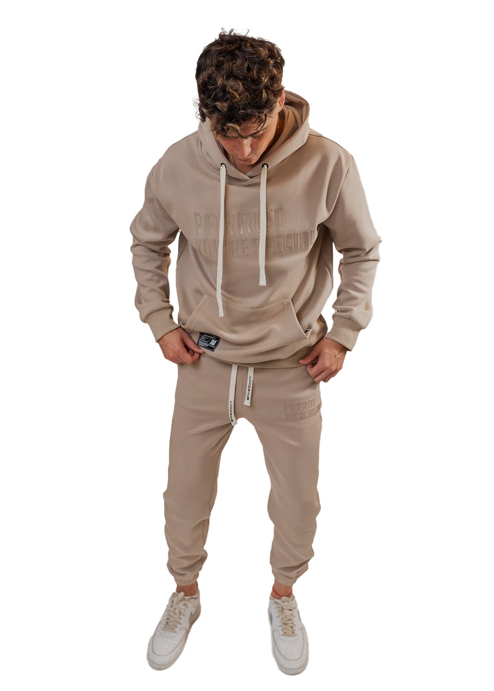 SET DE BUZO PARA HOMBRE, COMPUESTO POR POLERÓN CON GORRO Y JOGGER - 3