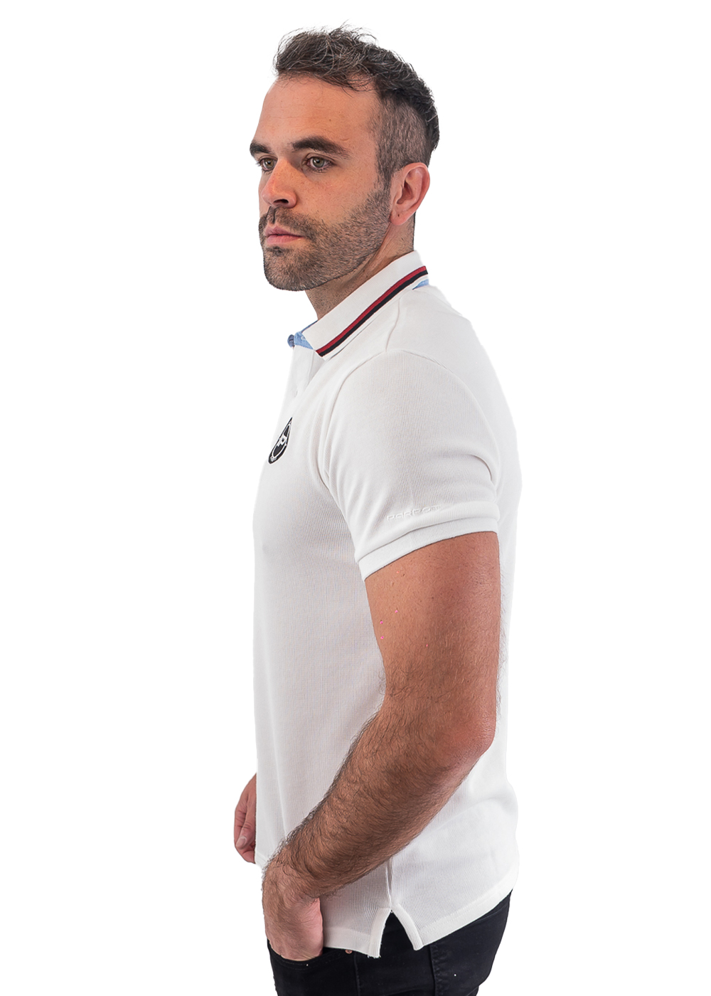 POLERA MANGA CORTA CON LOGO BORDADO - 3