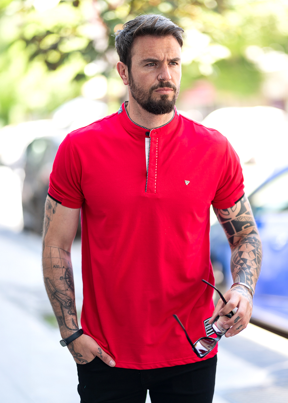 POLERA MANGA CORTA SLIM FIT - 4