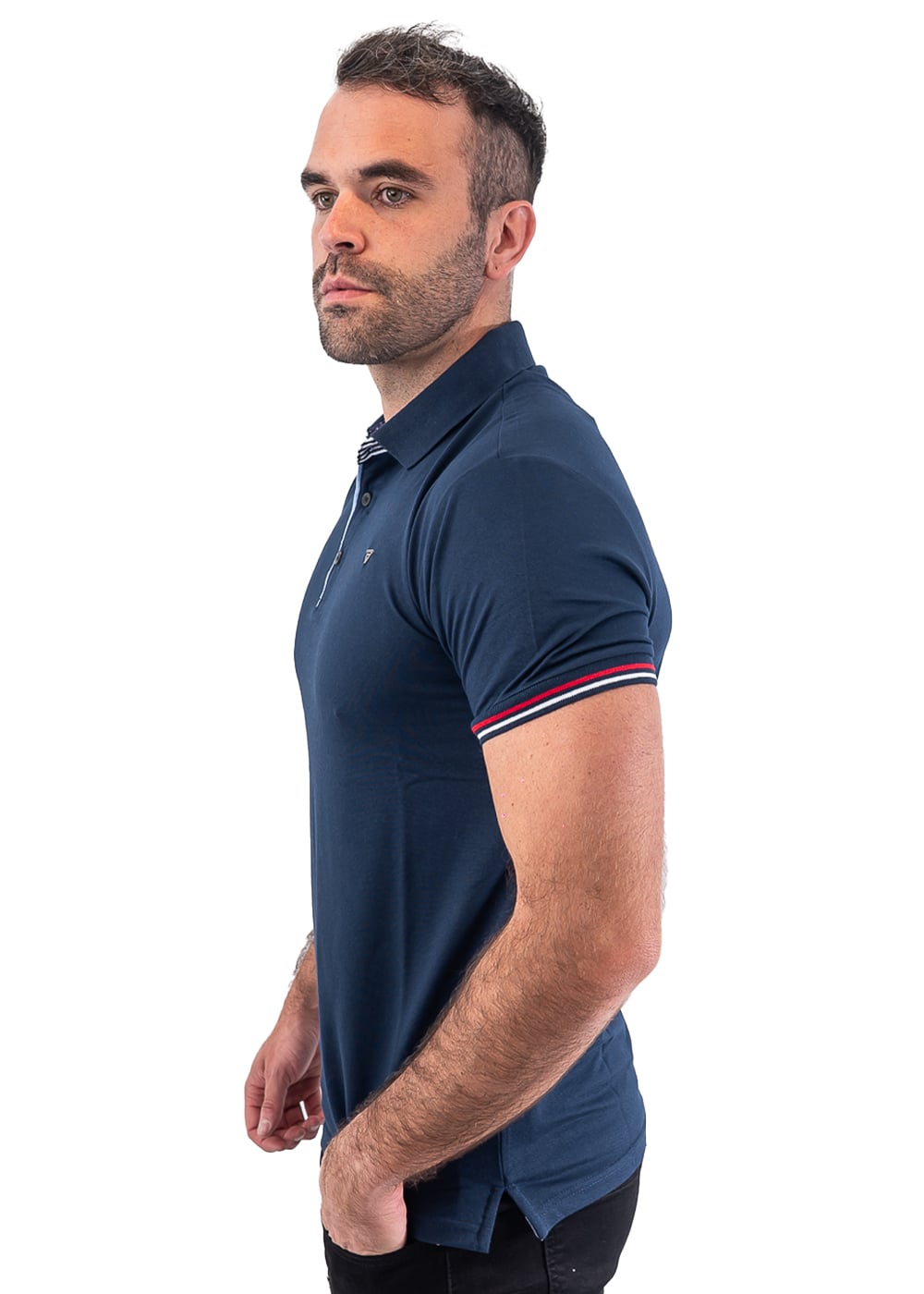 POLERA CUELLO PIQUE HOMBRE - 2