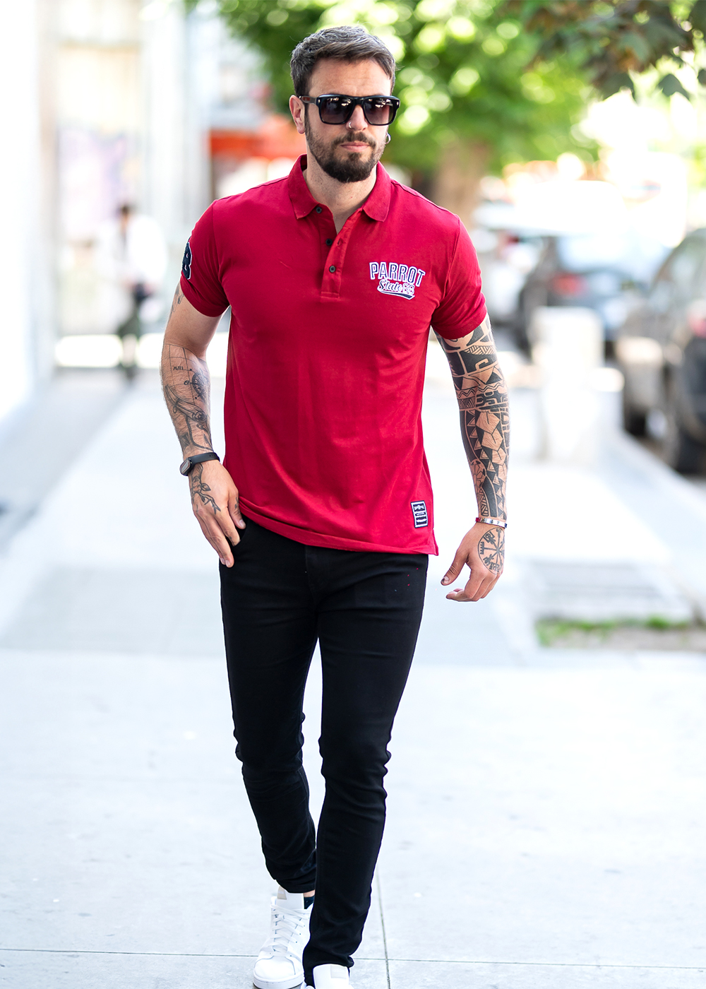 POLERA CUELLO PIQUE HOMBRE - 4