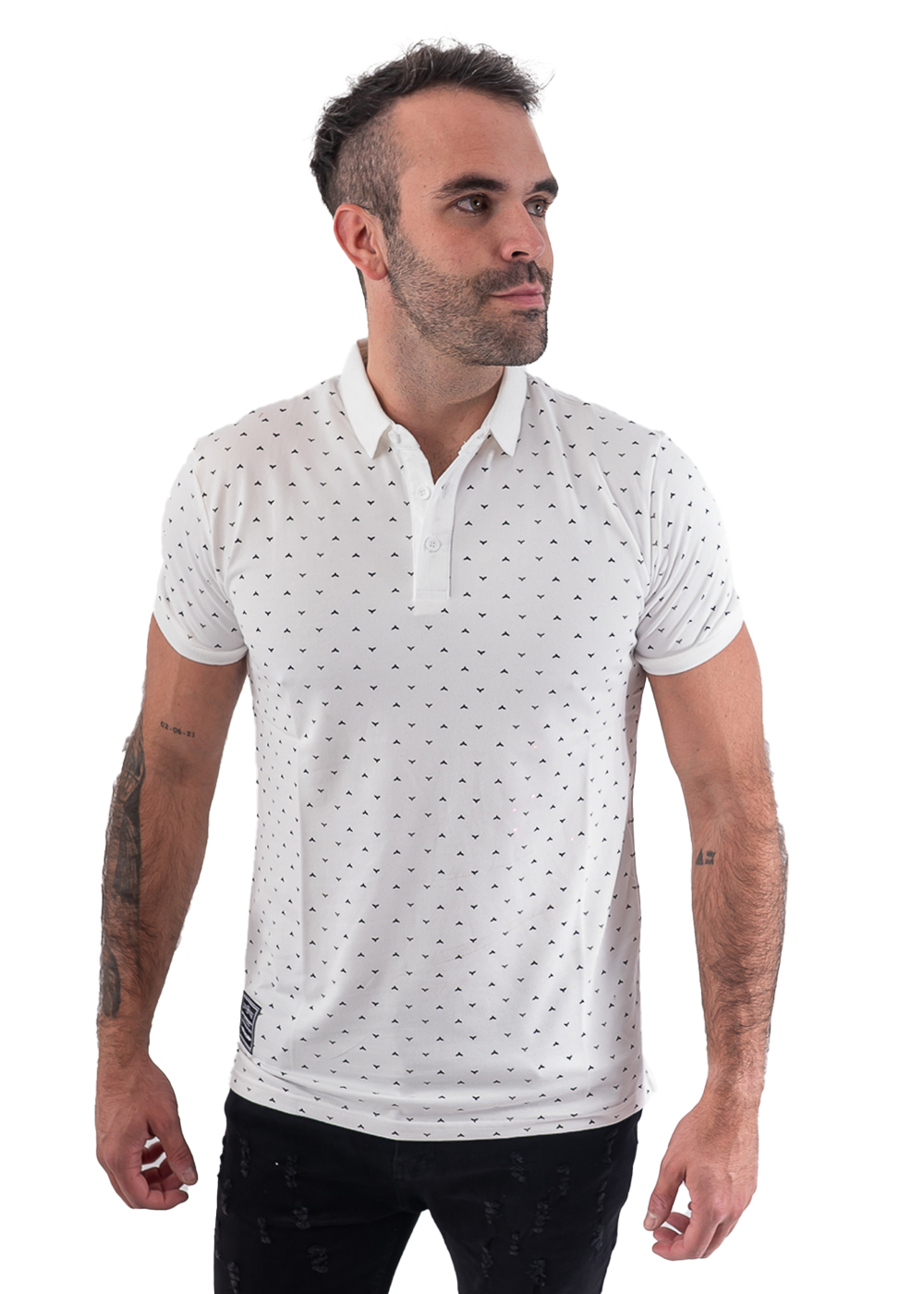 POLERA CUELLO PIQUE HOMBRE - 1