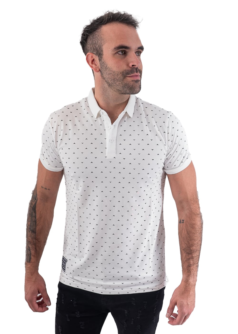 POLERA CUELLO PIQUE HOMBRE - 1