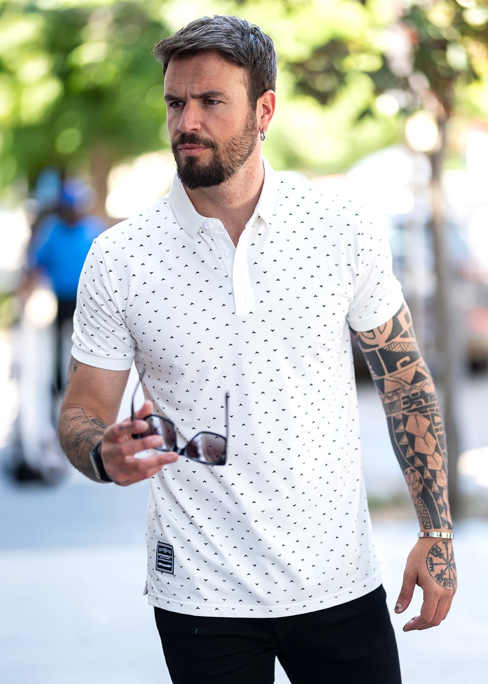 POLERA CUELLO PIQUE HOMBRE - 4