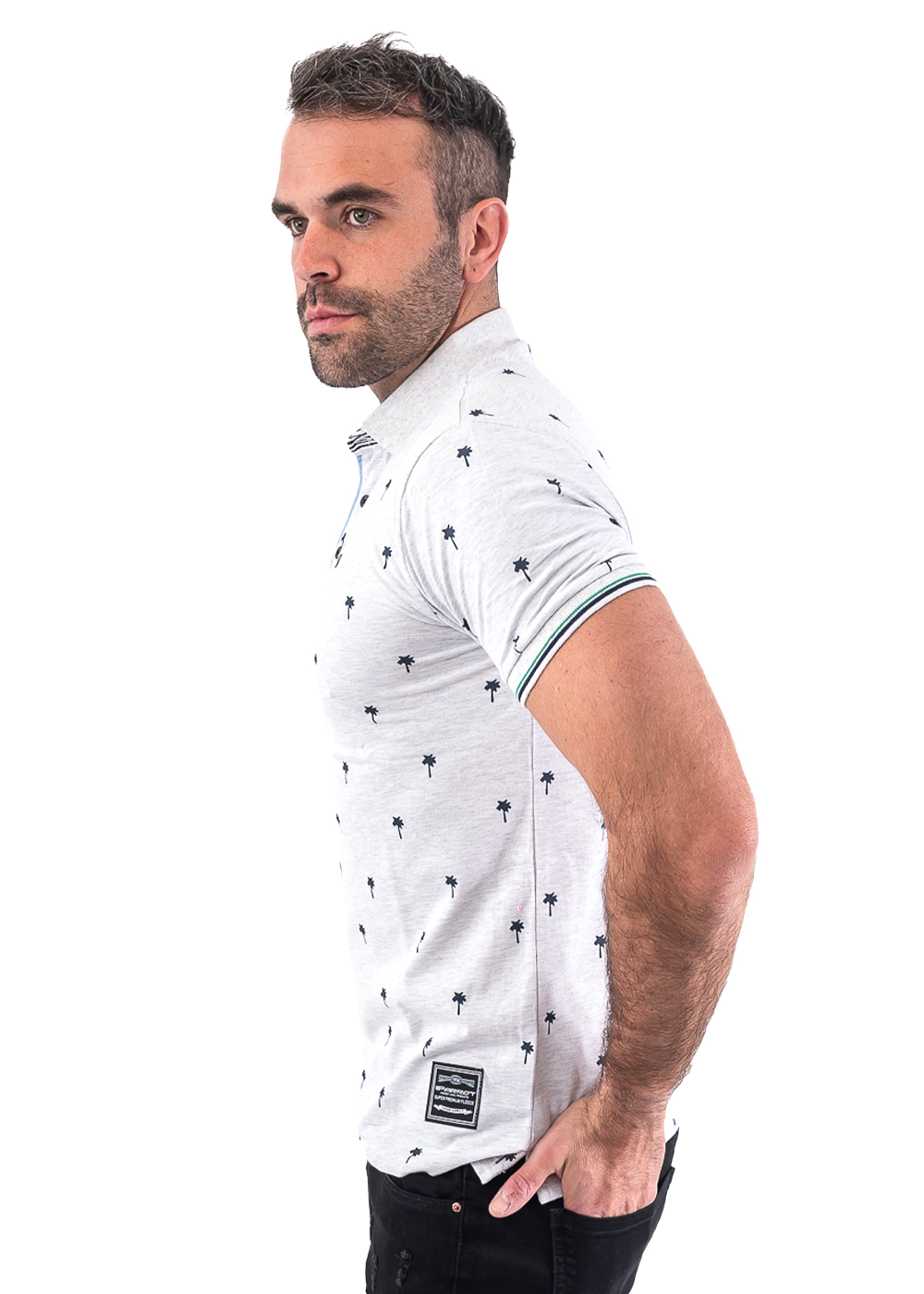 POLERA CUELLO PIQUE HOMBRE - 2