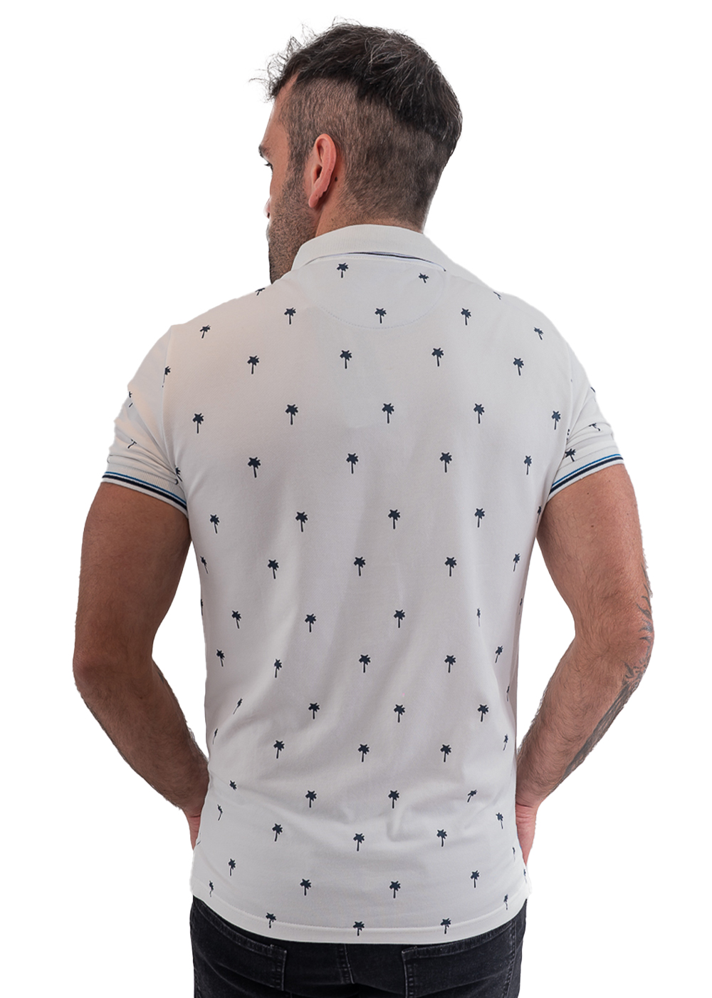 POLERA CUELLO PIQUE HOMBRE - 3