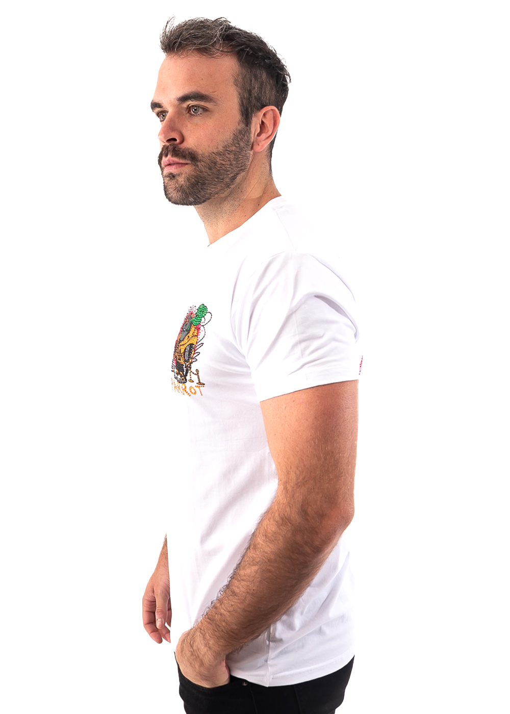 POLERA CON ESTAMPADO DE PEDRERÍA - 2