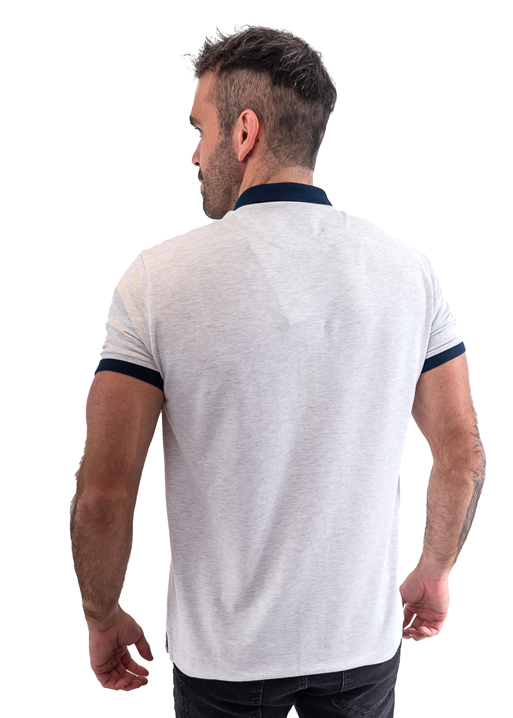 POLERA CUELLO PIQUE HOMBRE - 3