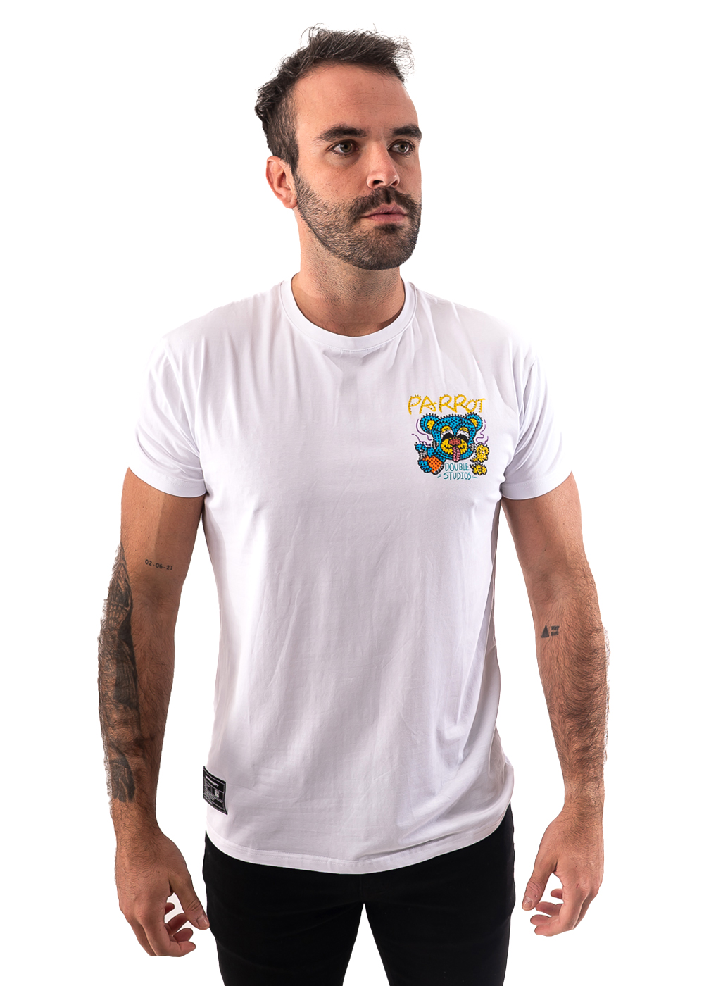 POLERA CON ESTAMPADO DE PEDRERÍA - 1
