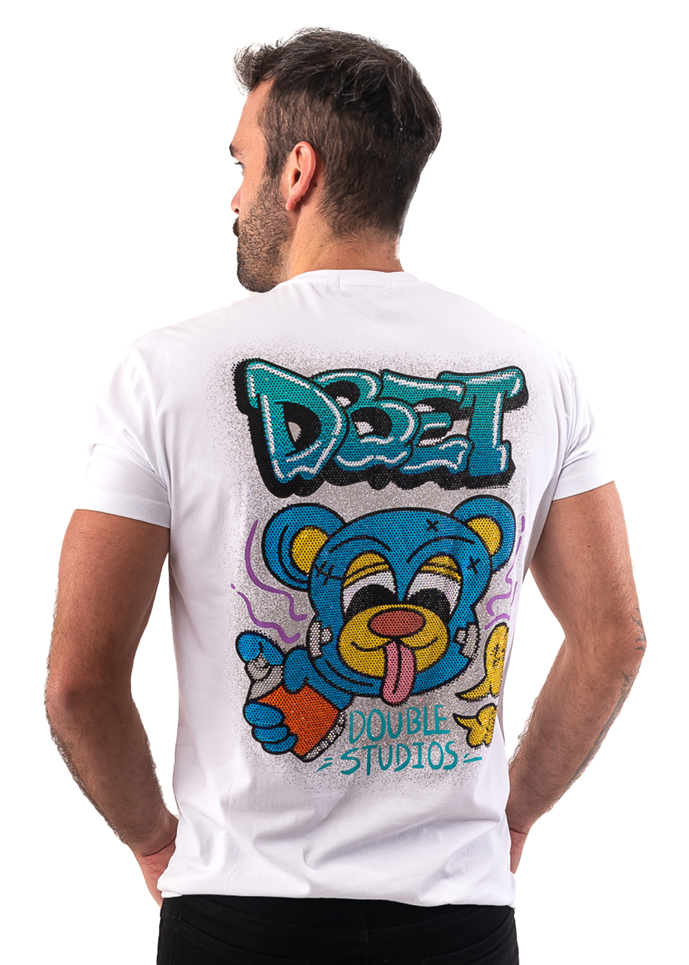 POLERA CON ESTAMPADO DE PEDRERÍA - 3